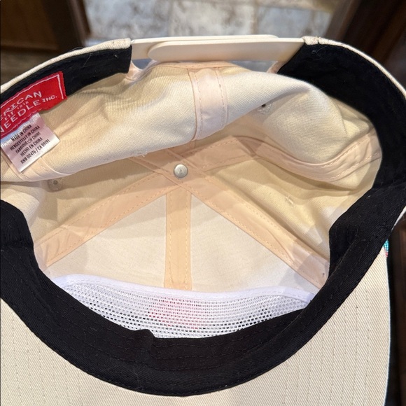 American Needle Tahoe Sunset Embroidered Cap - White Trucker Style - Picture 2 of 2